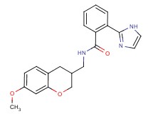 2-(1H-imidazol-2-yl)-N-[(7-methoxy-3,4-dihydro-2H-chromen-3-yl)methyl]benzamide