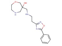 6-({[2-(5-phenyl-1,2,4-oxadiazol-3-yl)ethyl]amino}methyl)-1,4-oxazepan-6-ol dihydrochloride