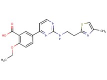 2-ethoxy-5-(2-{[2-(4-methyl-1,3-thiazol-2-yl)ethyl]amino}pyrimidin-4-yl)benzoic acid