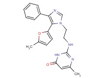 6-methyl-2-({2-[5-(5-methyl-2-furyl)-4-phenyl-1H-imidazol-1-yl]ethyl}amino)pyrimidin-4(3H)-one