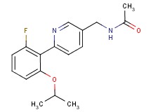 N-{[6-(2-fluoro-6-isopropoxyphenyl)pyridin-3-yl]methyl}acetamide