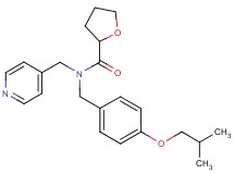 N-(4-isobutoxybenzyl)-N-(4-pyridinylmethyl)tetrahydro-2-furancarboxamide