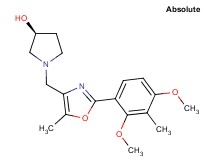 (3S)-1-{[2-(2,4-dimethoxy-3-methylphenyl)-5-methyl-1,3-oxazol-4-yl]methyl}pyrrolidin-3-ol