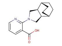 2-[(1R*,2R*,6S*,7S*)-4-azatricyclo[5.2.2.0~2,6~]undec-4-yl]nicotinic acid
