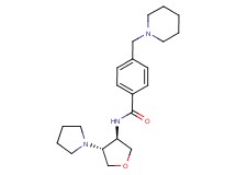 4-(1-piperidinylmethyl)-N-[(3R*,4R*)-4-(1-pyrrolidinyl)tetrahydro-3-furanyl]benzamide