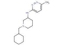 N-[1-(cyclohexylmethyl)-3-piperidinyl]-6-methyl-3-pyridazinamine
