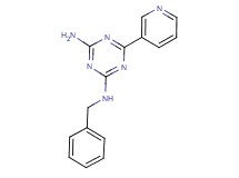 N-benzyl-6-(3-pyridinyl)-1,3,5-triazine-2,4-diamine