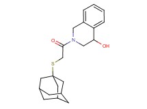 2-[(1-adamantylthio)acetyl]-1,2,3,4-tetrahydroisoquinolin-4-ol