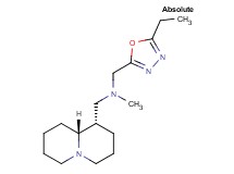 1-(5-ethyl-1,3,4-oxadiazol-2-yl)-N-methyl-N-[(1S,9aR)-octahydro-2H-quinolizin-1-ylmethyl]methanamine