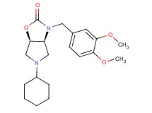 (3aS*,6aR*)-5-cyclohexyl-3-(3,4-dimethoxybenzyl)hexahydro-2H-pyrrolo[3,4-d][1,3]oxazol-2-one