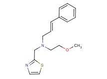 (2-methoxyethyl)[(2E)-3-phenylprop-2-en-1-yl](1,3-thiazol-2-ylmethyl)amine