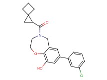 7-(3-chlorophenyl)-4-(spiro[2.3]hex-1-ylcarbonyl)-2,3,4,5-tetrahydro-1,4-benzoxazepin-9-ol