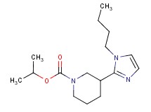 isopropyl 3-(1-butyl-1H-imidazol-2-yl)piperidine-1-carboxylate