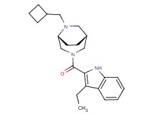 (1R*,5R*)-6-(cyclobutylmethyl)-3-[(3-ethyl-1H-indol-2-yl)carbonyl]-3,6-diazabicyclo[3.2.2]nonane