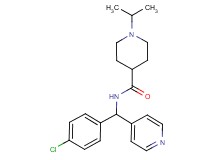 N-[(4-chlorophenyl)(4-pyridinyl)methyl]-1-isopropyl-4-piperidinecarboxamide