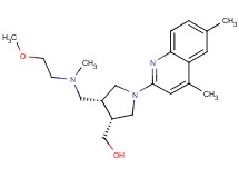 ((3R*,4R*)-1-(4,6-dimethylquinolin-2-yl)-4-{[(2-methoxyethyl)(methyl)amino]methyl}pyrrolidin-3-yl)methanol