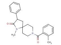 1-methyl-8-(2-methylbenzoyl)-3-phenyl-1,8-diazaspiro[4.5]decan-2-one