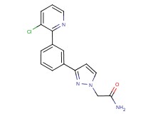 2-{3-[3-(3-chloro-2-pyridinyl)phenyl]-1H-pyrazol-1-yl}acetamide
