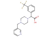 [4-(pyridin-3-ylmethyl)piperazin-1-yl][3-(trifluoromethyl)phenyl]acetic acid