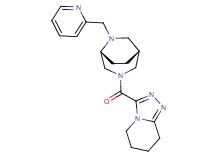 3-{[(1R*,5R*)-6-(2-pyridinylmethyl)-3,6-diazabicyclo[3.2.2]non-3-yl]carbonyl}-5,6,7,8-tetrahydro[1,2,4]triazolo[4,3-a]pyridine