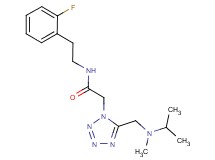 N-[2-(2-fluorophenyl)ethyl]-2-(5-{[isopropyl(methyl)amino]methyl}-1H-tetrazol-1-yl)acetamide
