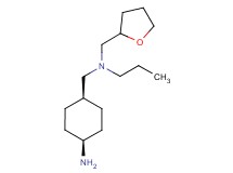 [(cis-4-aminocyclohexyl)methyl]propyl(tetrahydrofuran-2-ylmethyl)amine