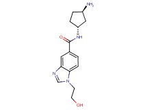 N-[rel-(1R,3R)-3-aminocyclopentyl]-1-(2-hydroxyethyl)-1H-benzimidazole-5-carboxamide dihydrochloride
