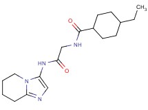 4-ethyl-N-[2-oxo-2-(5,6,7,8-tetrahydroimidazo[1,2-a]pyridin-3-ylamino)ethyl]cyclohexanecarboxamide