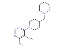 4,5-dimethyl-6-[4-(1-piperidinylmethyl)-1-piperidinyl]pyrimidine