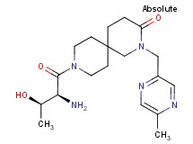 2-[(5-methyl-2-pyrazinyl)methyl]-9-L-threonyl-2,9-diazaspiro[5.5]undecan-3-one hydrochloride