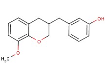 3-[(8-methoxy-3,4-dihydro-2H-chromen-3-yl)methyl]phenol