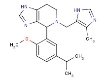 4-(5-isopropyl-2-methoxyphenyl)-5-[(4-methyl-1H-imidazol-5-yl)methyl]-4,5,6,7-tetrahydro-1H-imidazo[4,5-c]pyridine