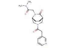 N,N-dimethyl-2-[(1S*,5R*)-7-oxo-3-(3-pyridinylacetyl)-3,6-diazabicyclo[3.2.2]non-6-yl]acetamide