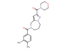 5-(3,4-dimethylbenzoyl)-2-(morpholin-4-ylcarbonyl)-5,6,7,8-tetrahydro-4H-pyrazolo[1,5-a][1,4]diazepine