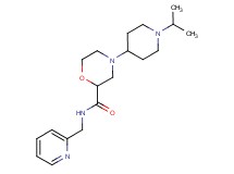 4-(1-isopropyl-4-piperidinyl)-N-(2-pyridinylmethyl)-2-morpholinecarboxamide