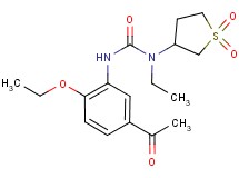 N'-(5-acetyl-2-ethoxyphenyl)-N-(1,1-dioxidotetrahydro-3-thienyl)-N-ethylurea