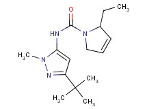 N-(3-tert-butyl-1-methyl-1H-pyrazol-5-yl)-2-ethyl-2,5-dihydro-1H-pyrrole-1-carboxamide