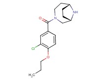 rel-(1S,6R)-3-(3-chloro-4-propoxybenzoyl)-3,9-diazabicyclo[4.2.1]nonane hydrochloride