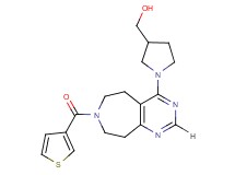 {1-[7-(3-thienylcarbonyl)-6,7,8,9-tetrahydro-5H-pyrimido[4,5-d]azepin-4-yl]pyrrolidin-3-yl}methanol