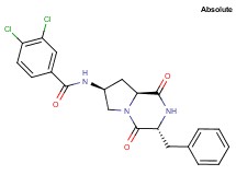 N-[(3R,7S,8aS)-3-benzyl-1,4-dioxooctahydropyrrolo[1,2-a]pyrazin-7-yl]-3,4-dichlorobenzamide