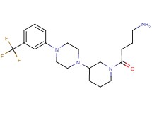 [4-oxo-4-(3-{4-[3-(trifluoromethyl)phenyl]-1-piperazinyl}-1-piperidinyl)butyl]amine dihydrochloride