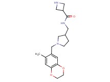 N-({1-[(7-methyl-2,3-dihydro-1,4-benzodioxin-6-yl)methyl]-3-pyrrolidinyl}methyl)-3-azetidinecarboxamide dihydrochloride