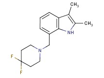 7-[(4,4-difluoropiperidin-1-yl)methyl]-2,3-dimethyl-1H-indole