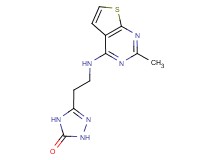 5-{2-[(2-methylthieno[2,3-d]pyrimidin-4-yl)amino]ethyl}-2,4-dihydro-3H-1,2,4-triazol-3-one