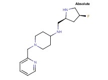N-{[(2S,4S)-4-fluoro-2-pyrrolidinyl]methyl}-1-(2-pyridinylmethyl)-4-piperidinamine dihydrochloride