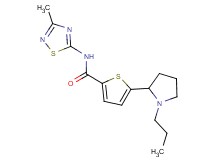 N-(3-methyl-1,2,4-thiadiazol-5-yl)-5-(1-propyl-2-pyrrolidinyl)-2-thiophenecarboxamide