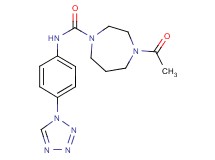 4-acetyl-N-[4-(1H-tetrazol-1-yl)phenyl]-1,4-diazepane-1-carboxamide