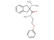 2-(dimethylamino)-N-methyl-N-(2-phenoxyethyl)-2-indanecarboxamide