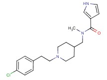 N-({1-[2-(4-chlorophenyl)ethyl]piperidin-4-yl}methyl)-N-methyl-1H-pyrrole-3-carboxamide