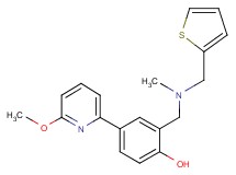 4-(6-methoxy-2-pyridinyl)-2-{[methyl(2-thienylmethyl)amino]methyl}phenol